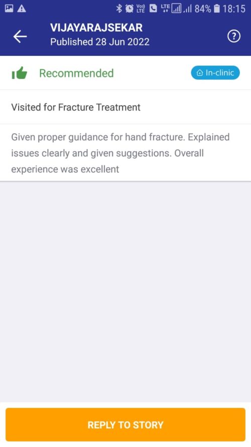 Patient Feedback | Dr. Abhishek Patil