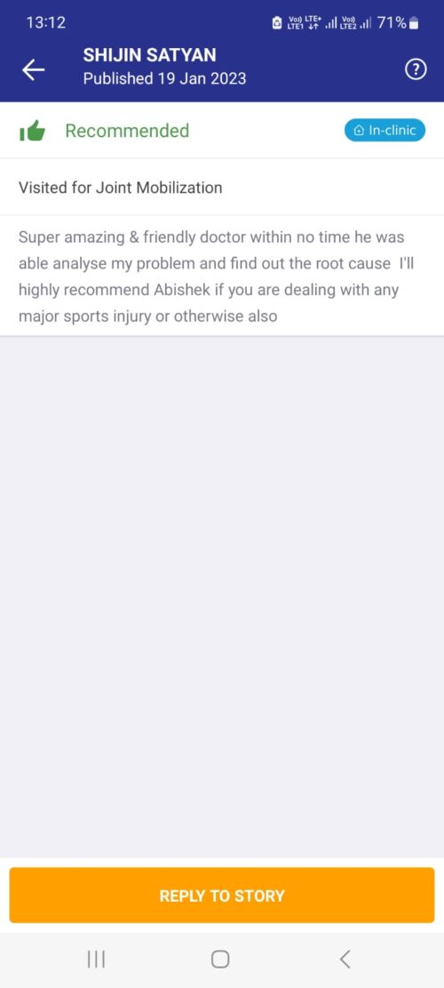 Patient Feedback | Dr. Abhishek Patil